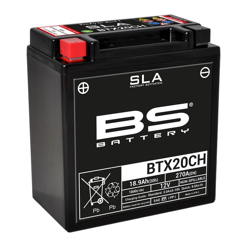 Moto Guzzi Stelvio 1200 4V [BS BATTERY] - SLA Maintenance Free Battery Factory Activated - BTX20CH