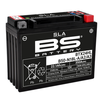 Kawasaki Vn 1500 A Vnaa [BS BATTERY] - SLA Maintenance Free Battery Factory Activated - BTX24HL/B50-N18L-A/A2/A3