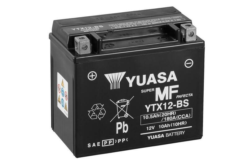 Honda VfR 800 FI [Yuasa] - maintenance -free battery with acid pack