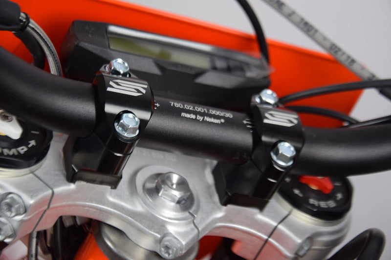 Ktm 790 Adventure [SCAR] - handlebar clamps Ø28.6mm +35 to 50mm OE triple clamp