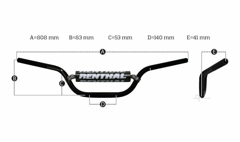 Gasgas Sm 700 [RENTHAL] - Fatbar 822 KTM Low Handlebars