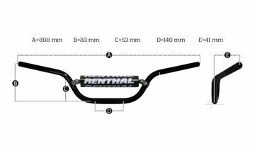 Gasgas Sm 700 [RENTHAL] - Fatbar 822 KTM Low Handlebars - 0
