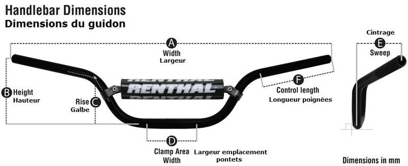 Ktm Sx 250 [RENTHAL] - Twinwall 997 RC/Honda CRF/Kawasaki KX-KXF handlebars