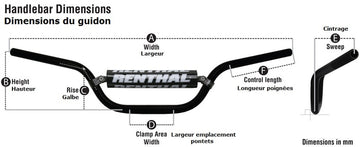 Ktm Sx 250 [RENTHAL] - Twinwall 997 RC/Honda CRF/Kawasaki KX-KXF handlebars