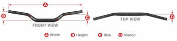 Fantic Caballero Scrambler 125 [SCAR] - O² high handlebars - black - 0