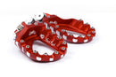 Ktm Sx 200 [S3] - Hard Rock Enduro footrests aluminum red