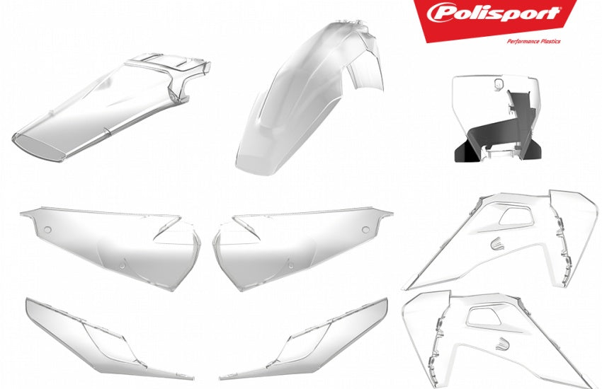 HUSQVARNA TC 125 [2019-2022] - Plastic kits transparent Husqvarna TC/FC