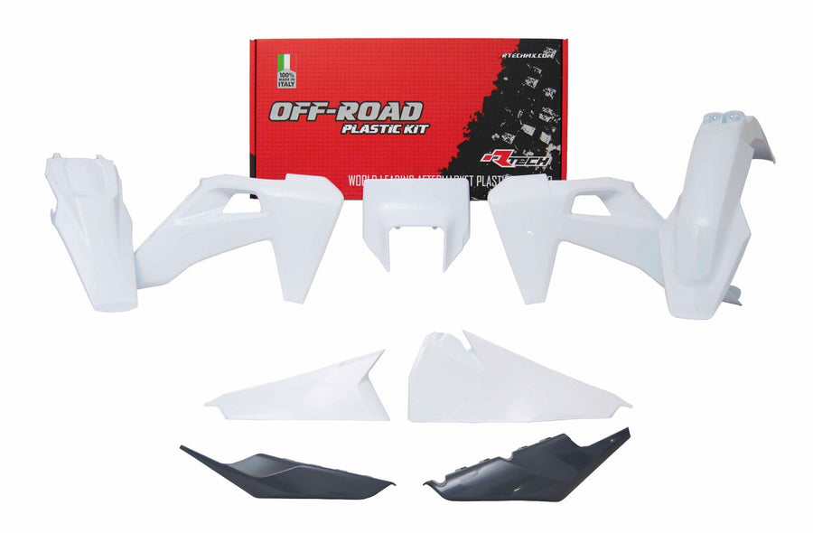 HUSQVARNA FE 350 [2020] - Plastic Kit White/Anthracite Gray Husqvarna TE/FE