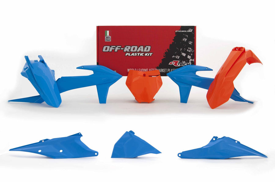 KTM 450 SX F [2019-2022] - Plastik-Kit vintage blau/orange KTM SX/SX-F