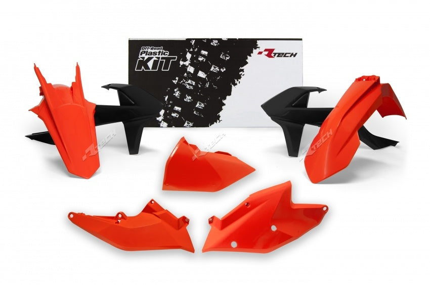 KTM 125 XC W [2017-2020] - Plastik-Kit Originalfarbe (2017) orange/schwarz KTM