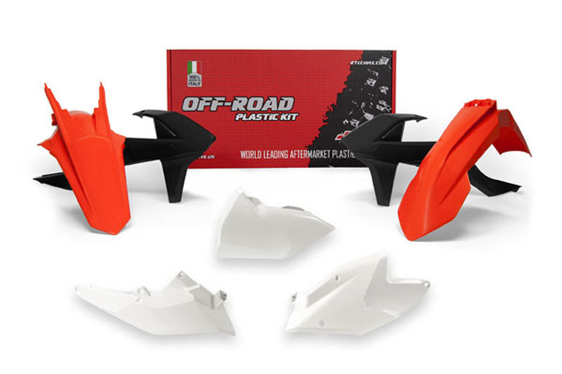 KTM 250 EXC [2017] - Plastik-Kit Originalfarbe (2018) rot/weiß/schwarz KTM