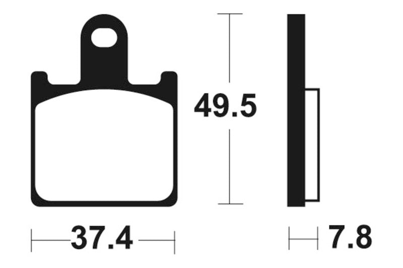 Kawasaki Gtr 1400 [TECNIUM] - Brake pads MTR338 sintered metal