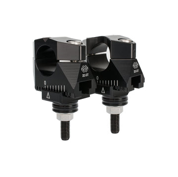 Ducati Hypermotard 1100 [GILLES] - 2DGT Adjustable Bar Brackets Black