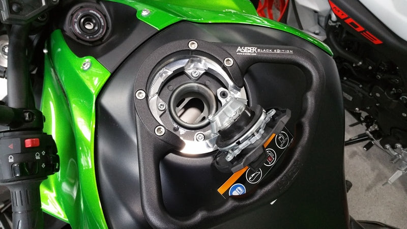 Kawasaki Z Electric [A-SIDER] - Black Edition Tank handle 4 screws black Kawasaki