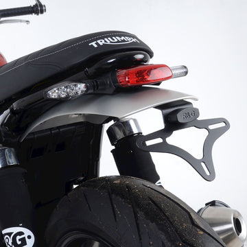 Triumph Speed ​​Twin 1200 ABS [2019-2026] - License Plate Holder Black Triumph Speed ​​Twin 1200