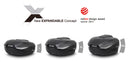 Yamaha X-Max 300 Tech Max + [SHAD] - SH58X Top Case - Carbon cover incl.