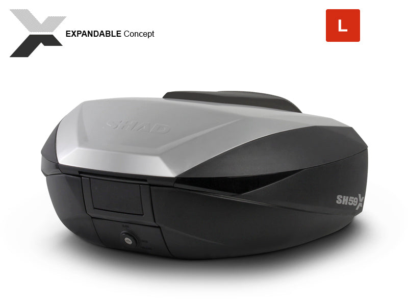 Yamaha X-Max 300 Tech Max + [SHAD] - SH59X top case aluminum