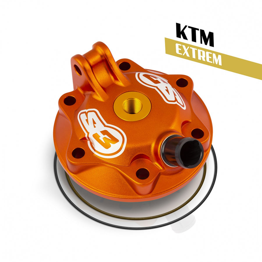 KTM 300 EXC SIX Days [2014-2016] - Extreme Enduro Zylinderkopf & Insert Kit Niedrige Kompression Orange KTM