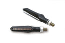 Kawasaki Z 400 [SHIN YO] - Run LED sequence indicator housing black / lens smoke gray (pair), front & rear