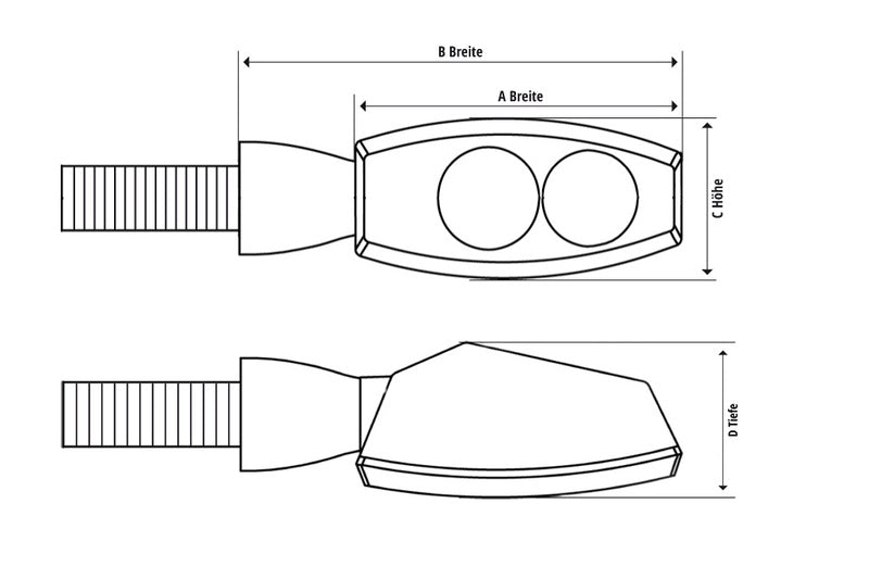 Yamaha Tenere 700 DM09 [Highsider] - LED back, brake light and turn signal combination