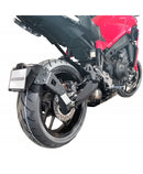 Yamaha Tracer 9 Y-Amt [ACCESS DESIGN] - ''Wheel Fitted'' License Plate Holder Black - Yamaha MT-09 Tracer/GT