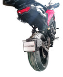 Yamaha Tracer 9 Y-Amt [ACCESS DESIGN] - ''Wheel Fitted'' License Plate Holder Black - Yamaha MT-09 Tracer/GT