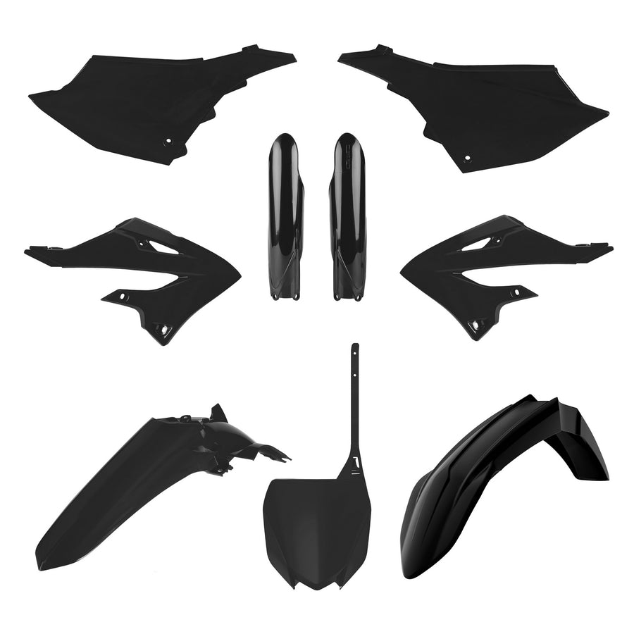 Yamaha YZ 250 (CG 23) [2022-2023] - Plastik-Kit Schwarz Yamaha YZ125/250