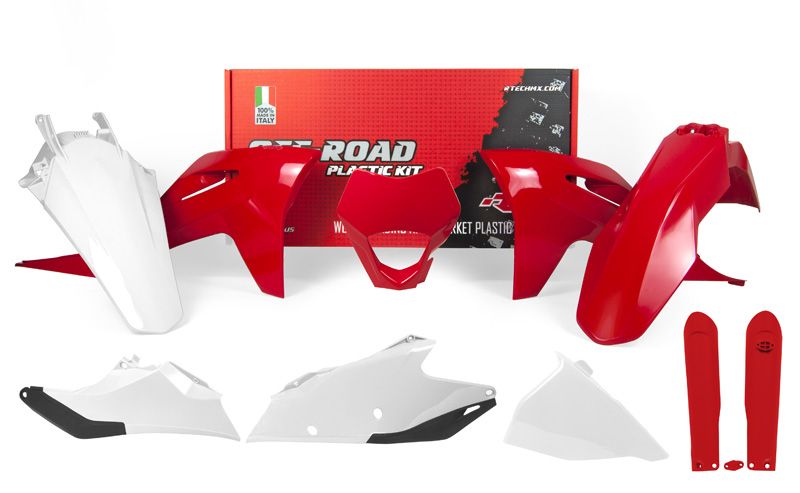 GAS GAS EC 300 [2021-2023] - Plastic Kit Red/White GasGas EC/EC-F