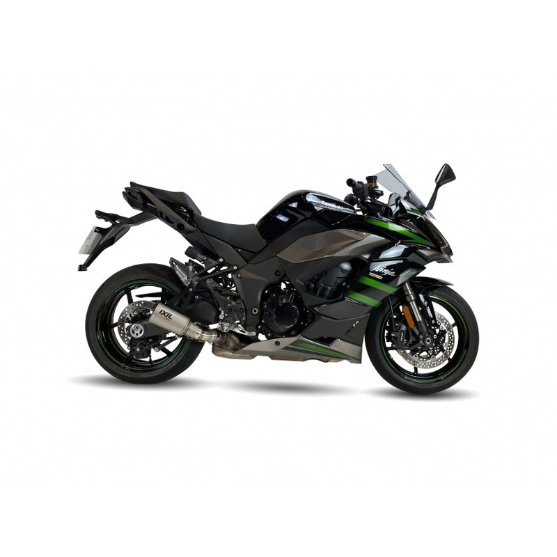 Kawasaki Ninja 1000 [IXIL] - RC muffler stainless steel / end cap carbon - CK7294RC