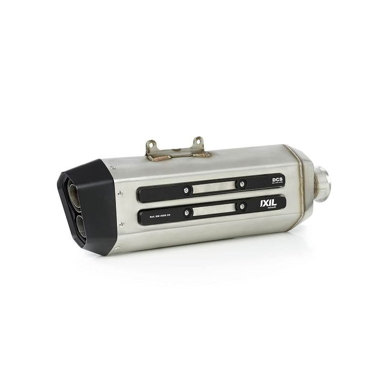 Ktm Adventure 1090 [IXIL] - MXT silencer stainless steel / end cap black - EM3089SS
