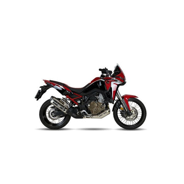Honda Crf 1100 L Africa Tw [IXIL] - MXT silencer stainless steel / end cap black - EH6046SS - 0
