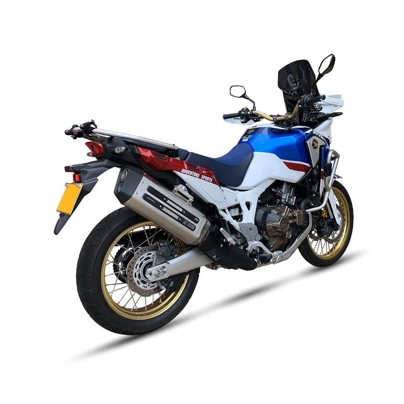 Honda Crf 1000 L Africa Tw [IXIL] - MXT muffler stainless steel / end cap black - EH6082SS