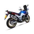 Honda Crf 1000 L Africa Tw [IXIL] - MXT muffler stainless steel / end cap black - EH6082SS-3
