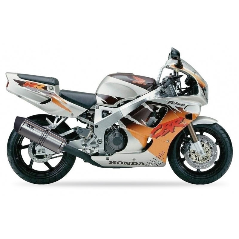 Honda Cbr 900 [IXIL] - Hexoval silencer stainless steel black / end cap stainless steel black - OH6081VSE