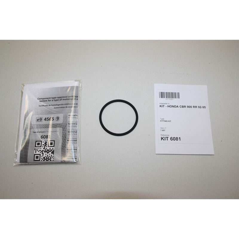 Honda Cbr 900 [IXIL] - Hexoval silencer stainless steel black / end cap stainless steel black - OH6081VSE