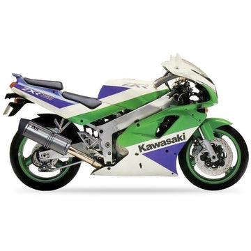 Kawasaki ZXR 750 (ZX 750 J) [1991-1992] - Hexoval silencer stainless steel / end cap stainless steel black - OK7063VSE