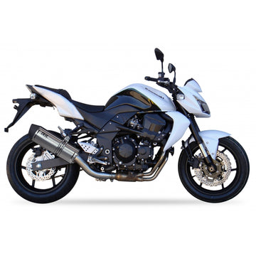 Kawasaki Z 750 R ABS Z750P [2011-2012] - Hexoval silencer stainless steel / end cap black