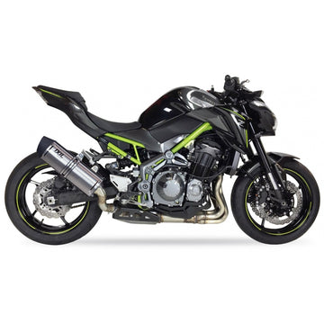 Kawasaki Z 900 A2 ABS ZR900H [2020-2021] - Hexoval silencer stainless steel / end cap black