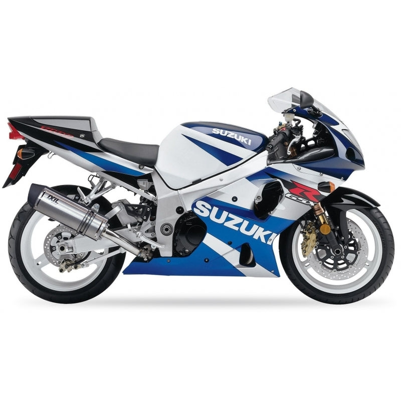 Suzuki Gsx 1000 [IXIL] - Hexoval end pot stainless steel / end cap stainless steel black - OS8098VSE