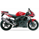 Yamaha YZF-R 6 (RJ 05) [2003] - Hexoval muffler stainless steel / end cap stainless steel black - OY9053VSE