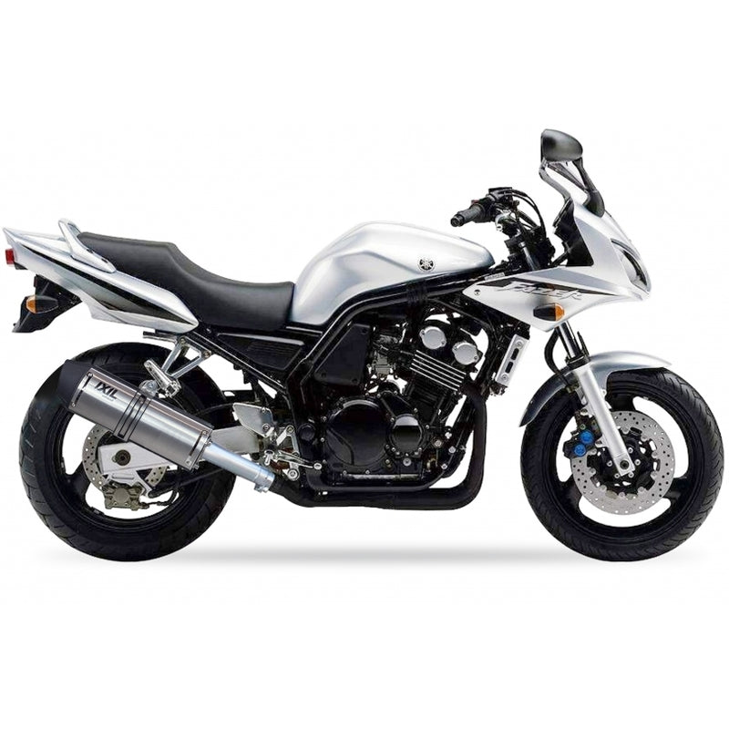 Yamaha Fzs 600 [IXIL] - Hexoval muffler stainless steel / end cap stainless steel black - OY9063VSE