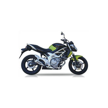 Suzuki Gladius 650 [IXIL] - Hyperlow muffler stainless steel / end cap aluminum - XS8358V
