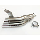 Suzuki Gladius 650 [IXIL] - Hyperlow muffler stainless steel / end cap aluminum - XS8358V