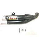 Ktm Duke 390 [IXIL] - Hyperlow silencer stainless steel black / end cap aluminum - XM3357XB