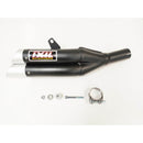 Honda CB 500 X ABS (PC 46) [2013-2016] - Hyperlow silencer stainless steel black / end cap aluminum -