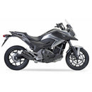 Honda Nc 750 X Dct [IXIL] - Hyperlow silencer stainless steel black / end cap aluminum - XH6362XB-2