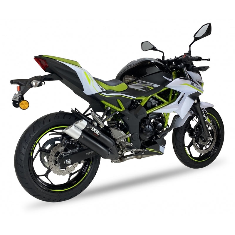 Kawasaki Ninja [IXIL] - Hyperlow muffler stainless steel black / end cap aluminum - XK7337XB