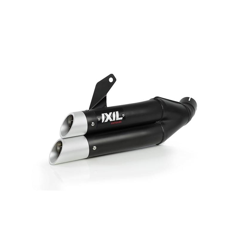 Suzuki SV 650 X [2022-2023] - Hyperlow Endtopf Edelstahl schwarz / Endkappe Aluminium - XS8333XB
