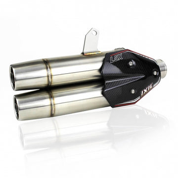 Kymco Ak 550 [IXIL] - L5X complete system polished stainless steel / polished stainless steel - XK0350XS