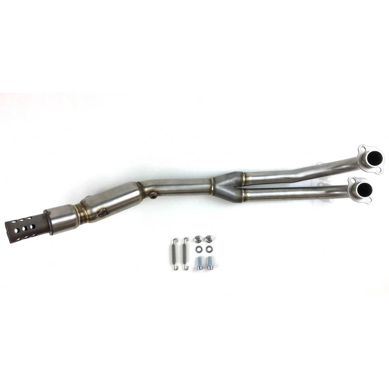 Kymco Ak 550 [IXIL] - L5X complete system polished stainless steel / polished stainless steel - XK0350XS